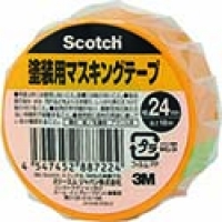 美国 3M  コンシューマーマーケット販売本部 M40J-24 ３Ｍ　塗装用マスキングテープ２４ｍｍＸ１８ｍ