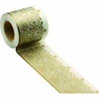 日本NITOMS   M3802 ニトムズ　インテリアフィルムテープ５０ｍｍ　タイルレースゴールド