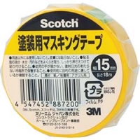 美国 3M  コンシューマーマーケット販売本部 M40J-15 ３Ｍ　塗装用マスキングテープ１５ｍｍＸ１８ｍ