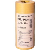 美国 3M  オート・アフターマーケット製品事業部 243J 6 ３Ｍ　マスキングテープ　２４３Ｊ　Ｐｌｕｓ　６ｍｍＸ１８ｍ　２０巻入り