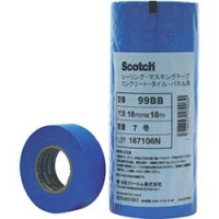 美国 3M  テープ・接着剤製品事業部 99BB 18X18 ３Ｍ　マスキングテープ（コンクリート・タイル・パネル用）１８ｍｍＸ１８ｍ　７巻入