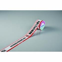 （株）日本緑十字社 147018 緑十字　バリケードテープ　関係者以外立入禁止（４ヶ国語）　赤／白　６０幅×５０ｍ