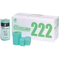 日本米其邦 NICHIBAN     222H-40 ニチバン　マスキングテープ　２２２Ｈ　４０ｍｍＸ１８ｍ（１パック３巻入り）
