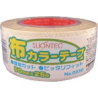 マクセル（株）スリオンテック事業本部 033000-WH-00-50X25 スリオン　カラー布粘着テープ　ホワイト