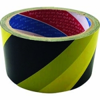 （株）グリーンクロス 1151630001 グリーンクロス　印刷表示養生テープ　トラ柄