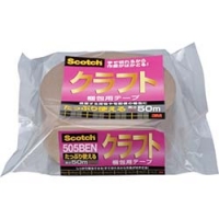 美国 3M  文具・オフィス事業部 505BEN ３Ｍ　クラフトテープ　５０ｍｍＸ５０ｍ