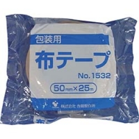 （株）寺岡製作所 1532 100X25 ＴＥＲＡＯＫＡ　包装用布テープ　ＮＯ．１５３２　１００ｍｍＸ２５Ｍ