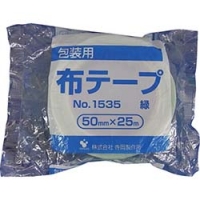 （株）寺岡製作所 1535 GR-50X25 ＴＥＲＡＯＫＡ　包装用布テープ　色物　ＮＯ．１５３５　緑　５０ｍｍＸ２５Ｍ