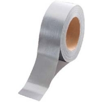 ユニット（株） 864-742 ユニット　布テープ（カラー）５０ｍｍ×２５ｍ　銀色