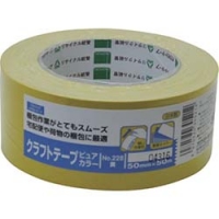 オカモト（株）粘着製品部 228Y50S オカモト　クラフトテープ　ＮＯ２２８　ピュアカラー黄　５０ミリ　シュリンク包装