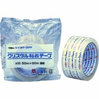 （株）共和 HS-4500CA パイロン　クリスタル粘着テープ（ＯＰＰ）＃３０　５０ｍｍ×５０Ｍ　透明