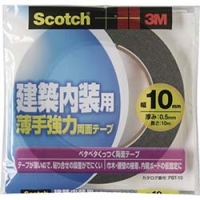 美国 3M  コンシューマーマーケット販売本部 PBT-10 ３Ｍ　スコッチ　建築内装用薄手強力両面テープ　１０ｍｍＸ１０ｍ　ＰＢＴ－１０