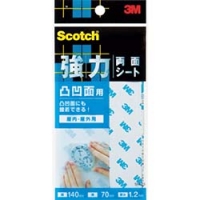 美国 3M  コンシューマーマーケット販売本部 SH-70 ３Ｍ　スコッチ　強力両面シート凸凹面用　７０Ｘ１４０ｍｍ　ＳＨ－７０