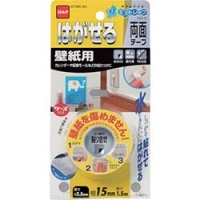 日本NITOMS   T3971 ニトムズ　はがせる両面テープ壁紙用１５×１．５