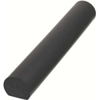 （株）カーボーイ AC111 カーボーイ　安心クッションかまぼこ型　ブラック