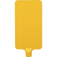 三甲（株） 8Y0177 サンコー　カラーサインボード　「無地」縦　黄