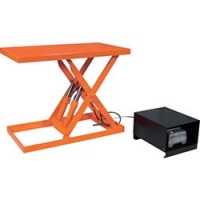 日本中山 TRUSCO  FL50-609 ＴＲＵＳＣＯ　ピットレスローリフト５００ｋｇ　電動式　９００Ｘ６００　超低床型