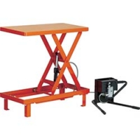 日本中山 TRUSCO  HLFW-S150 ＴＲＵＳＣＯ　ワークテーブルリフト１５０ｋｇ　足踏式　４００Ｘ７２０