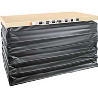 日本中山 TRUSCO  HLFWN-500 ＴＲＵＳＣＯ　ワークテーブルリフト５００ｋｇ　足踏式　６００Ｘ９００