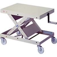 丸善精工（株） LH-700M 丸善　ローハイシステム　テーブル　スクリュー式　スチール製　ワゴン仕様