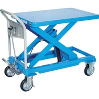 日本中山 TRUSCO  HLF-S500B ＴＲＵＳＣＯ　ハンドリフター　５００ｋｇ　６００Ｘ９００　ブルー