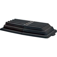 ニューウェル・ラバーメイド社 130707 エレクター　ラバーメイド　　ティルトトラック　フタ　ブラック