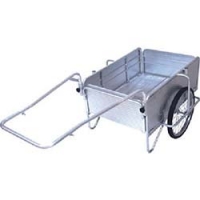 日本中山 TRUSCO  HT-42N ＴＲＵＳＣＯ　スチールパイプ製二輪運搬車　Ｈ１１８５　すくい板１９０Ｘ３４０