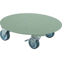 日本中山 TRUSCO  RA-300S ＴＲＵＳＣＯ　円形台車　上置型　荷重３００ｋｇ　台寸Φ５５２　Ｓ付