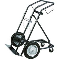 日本中山 TRUSCO  HT-65N-BK ＴＲＵＳＣＯ　ボンベ運搬車　二本積み用安定型　ブラック