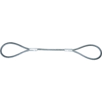 （株）スリーエッチ ST12MMX4M ＨＨＨ　サツマロック玉掛ワイヤー　メッキ１２ｍｍ×４ｍ