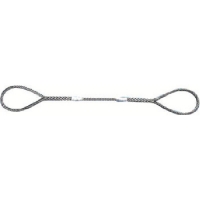 （株）スリーエッチ LT9MMX3M ＨＨＨ　ロック止玉掛ワイヤー　メッキ９ｍｍ×３ｍ