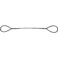 日本中山 TRUSCO  TWD-9S6 ＴＲＵＳＣＯ　玉掛けワイヤーロープ　段落し　９ｍｍＸ６ｍ