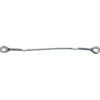 日本中山 TRUSCO  GRE-6S1.5 ＴＲＵＳＣＯ　Ｗスリング　Ｅタイプ　両端シンブル入り　６ｍｍＸ１．５ｍ