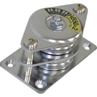（株）スリーエッチ HB75X2 ＨＨＨ　固定滑車　よこ型　２車　ベアリング入り　７５ｍｍ