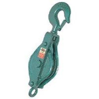 （株）スリーエッチ 100-1B ＨＨＨ　強力型滑車一車鉄ブロック　フック型１００ｍｍ