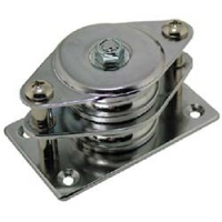 （株）スリーエッチ HB50X2 ＨＨＨ　固定滑車よこ型二車　ベアリング入り