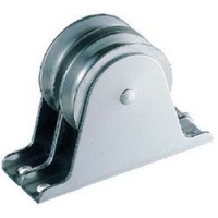 （株）スリーエッチ K50-011 ＨＨＨ　ステンレス固定ブロック　オープンタテ型二車　５０ｍｍ