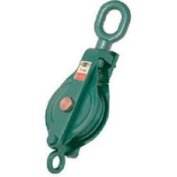 （株）スリーエッチ 125X1SO ＨＨＨ　強力型滑車一車スナッチ　オーフ型１２５ｍｍ