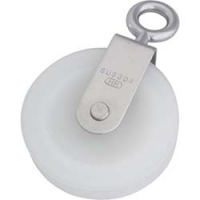 日本水本 MIZUMOTO  B-1339 水本　ナイロンプーリー　使用ロープ径φ～９ｍｍ　（１個＝１袋）