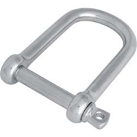 日本水本 MIZUMOTO  A-1419 水本　ステンレス　ロングワイドシャックル　長さ９６ｍｍ内幅４８ｍｍ