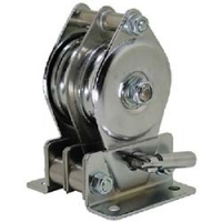 （株）スリーエッチ TB50X2 ＨＨＨ　固定滑車たて型二車分離式　ベアリング入り