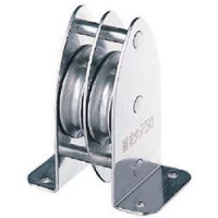 （株）スリーエッチ K60-3 ＨＨＨ　固定ブロック　タテ型二車ベアリング入　６０ｍｍ