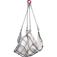 （株）スリーエッチ WMS2.0X12 ＨＨＨ　ワイヤーモッコ　シート付　２ｍ角　網目１２０ｍｍ