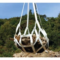 明大（株） BM3-14 ロックスリング　アイ形ベルトモッコ　１４００×１４００　（シートなし）