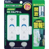朝日電器（株） ASA-M12-2P-PW ＥＬＰＡ　薄型アラーム開放検知２Ｐ