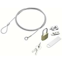 日本 ELECOM  ESL-25R エレコム　セキュリティスロット対応＆専用取り付けパーツ付属セキュリティワイヤー