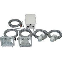 日本烟屋 HATAYA  SU-2 ハタヤ　防雨型業務用センサーライト　ハロゲン５００Ｗ×２灯　単相１００Ｖ１０ｍ