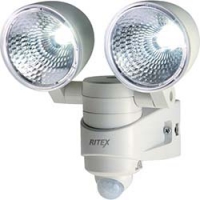 （株）ムサシ LED-AC28 ライテックス　４ＷＬＥＤセンサーライト２灯