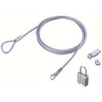日本 ELECOM  ESL-12R エレコム　シリアルポート対応セキュリティワイヤー／シリンダ錠タイプ