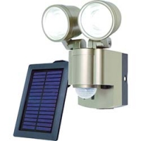 （株）ムサシ LED-AC2024 ムサシ　１２Ｗ×２灯　フリーアーム式ＬＥＤセンサーライト